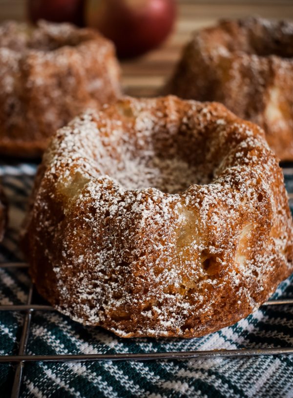 Mini Apple Pear Bundt Cake